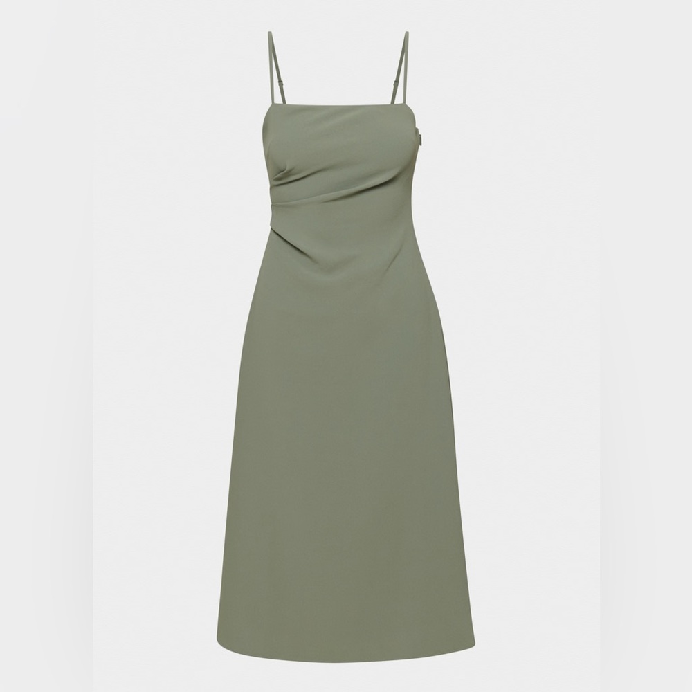 Aritzia Ninnette Dress in Sage Green - Picture 6 of 13